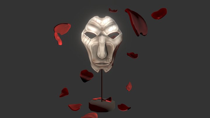 Jhin Mask 3D Model