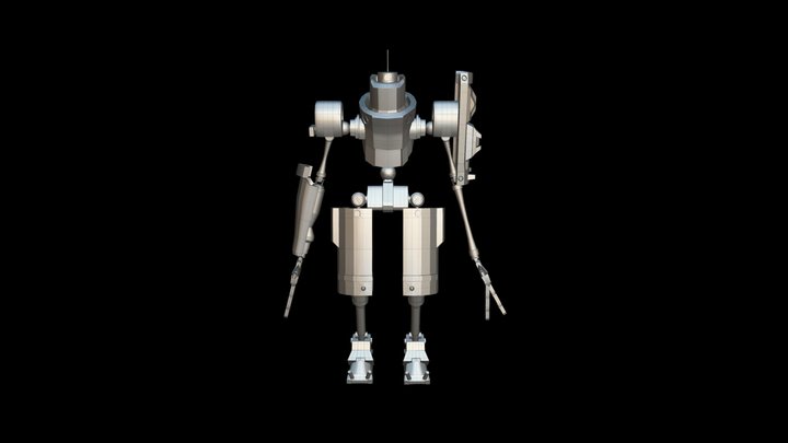 Robot B Portafolio 3D Model