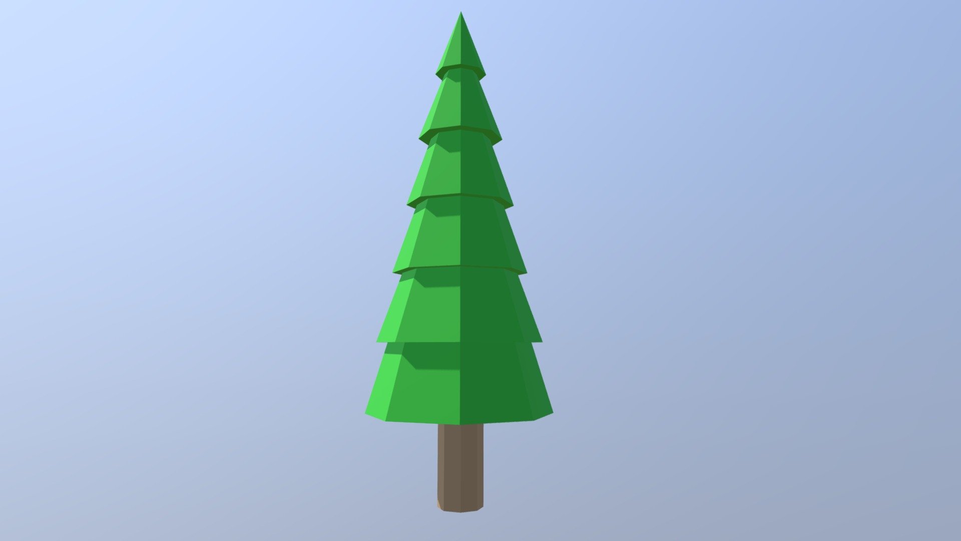 Low Poly Pine Tree