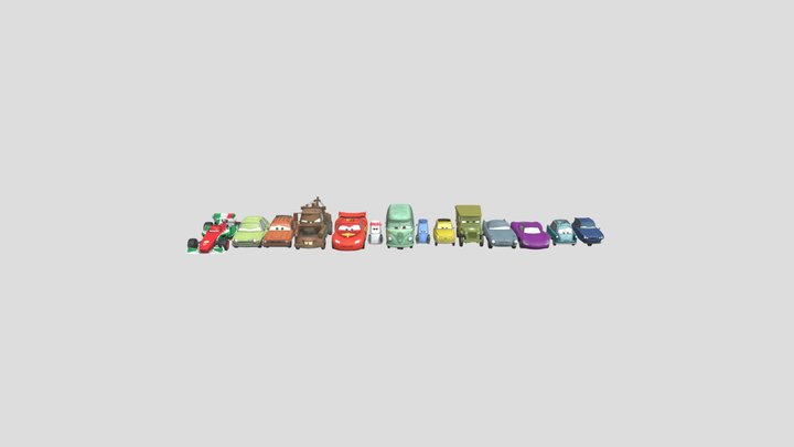 cars_2_the_video_game_character (1) 3D Model