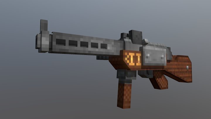 Submachinegun 3D Model