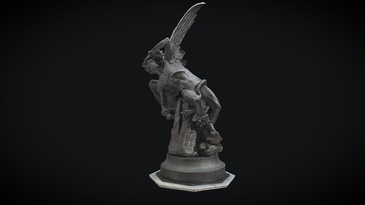 Escultura, "Ángel Caído" 3D Model