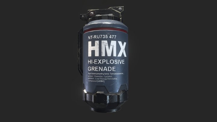 Grenade 3D Model