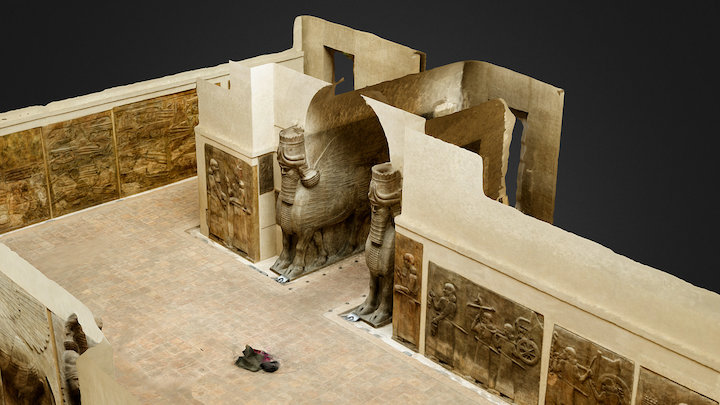 Cour Khorsabad - Musée du Louvre 3D Model
