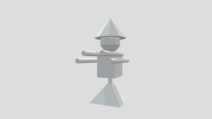 Poly Robot 3D Model