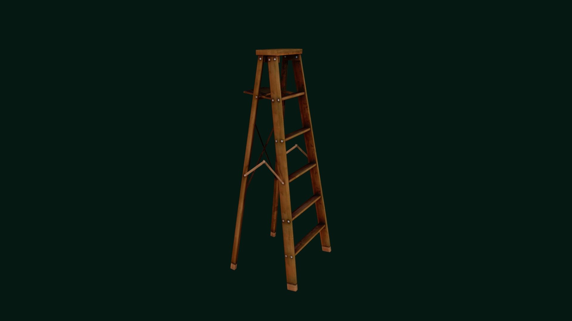 Step Ladder1 - 3D model by vicktor [6c5b9a1] - Sketchfab