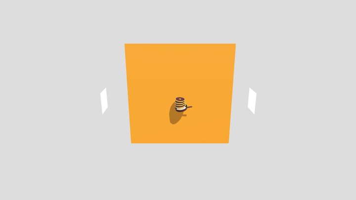 Modeling sweets with a frying pan 2021 3D Model