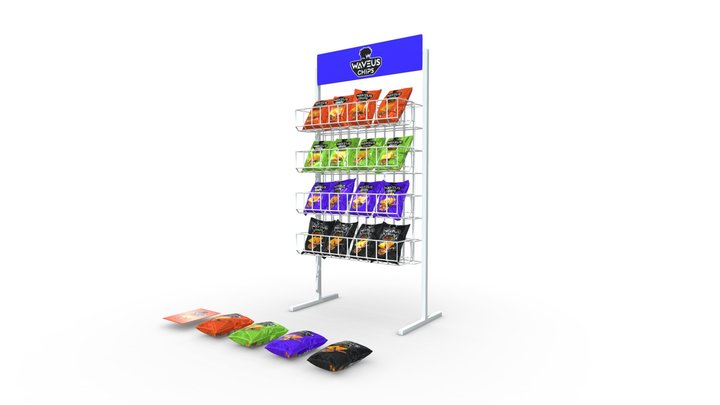Chips Stand 3D Model