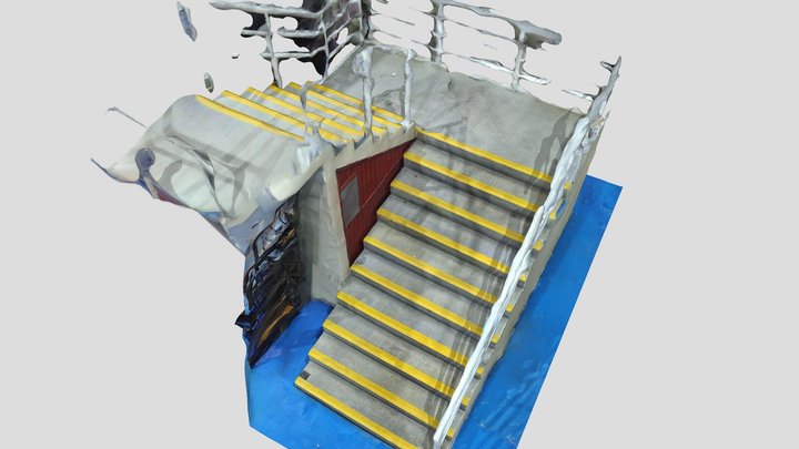 Escaleras en GYM de Comude, SMA, Mx. 3D Model