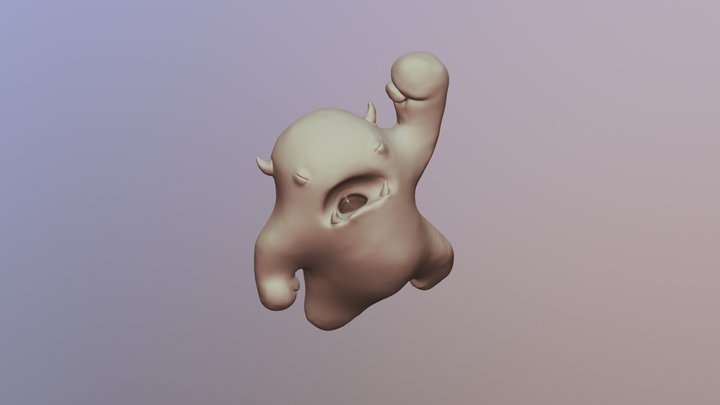 Melvin Sculpt First Attempt 3D Model