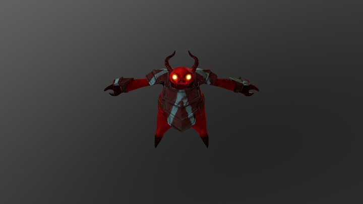 Demon Character 3D Model