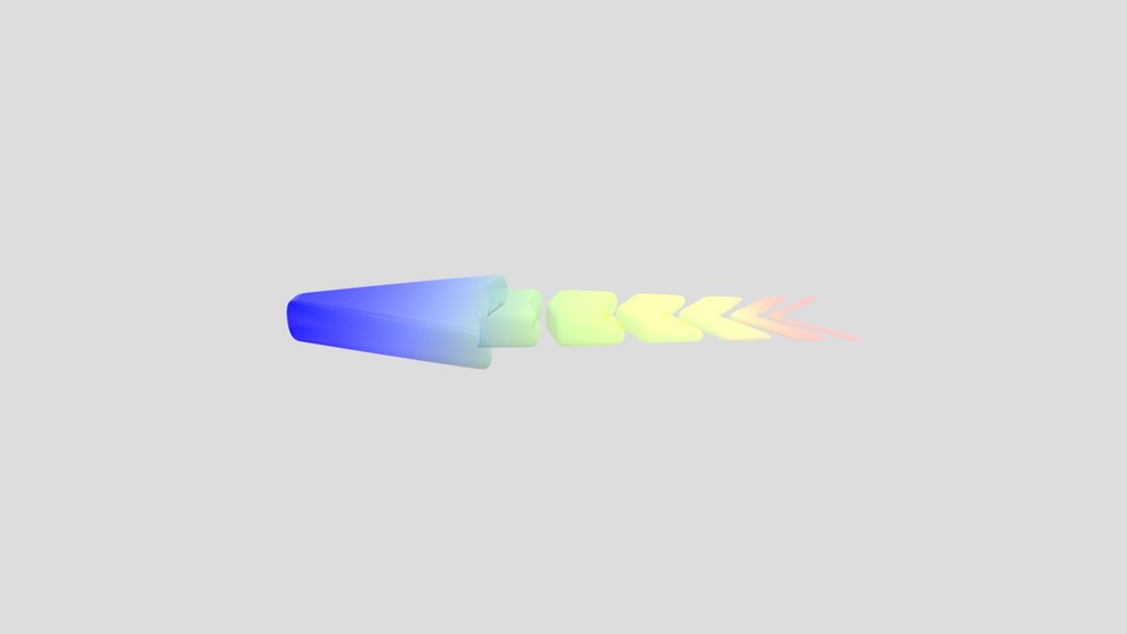 Colorful Glowing Arrow 08