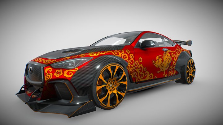 infiniti project black s special edition 3D Model