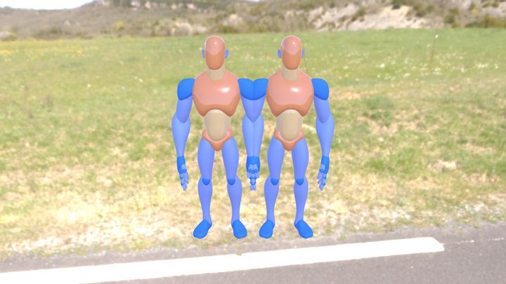 M Diffuse Applied No Head_ Base Mesh Male