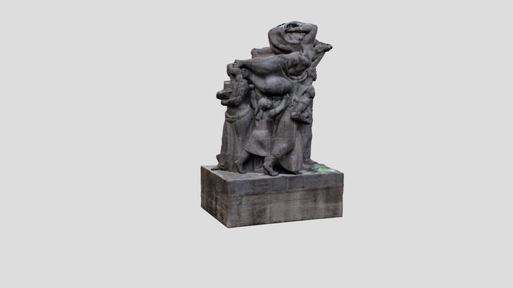Monumento Alegoría a la Constitución 3D Model