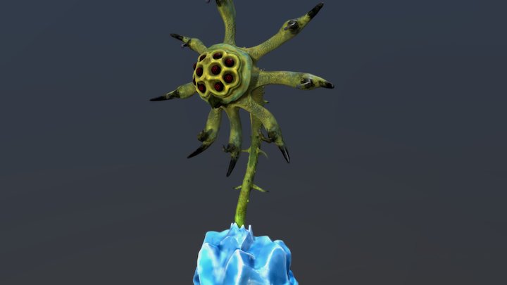 Ice Lotus 3D Model