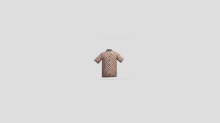 Baju Motif Kawung 3D Model