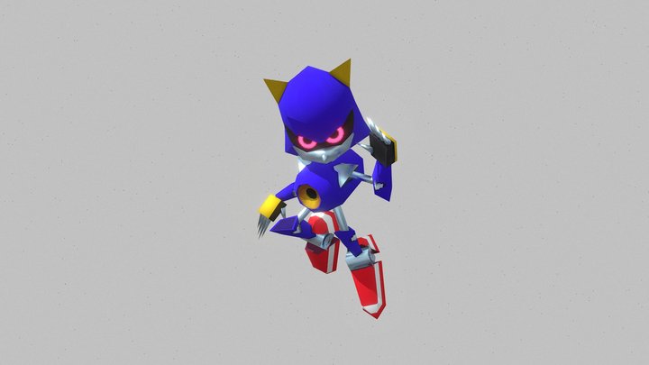 Classic Metal Sonic v2! 3D Model