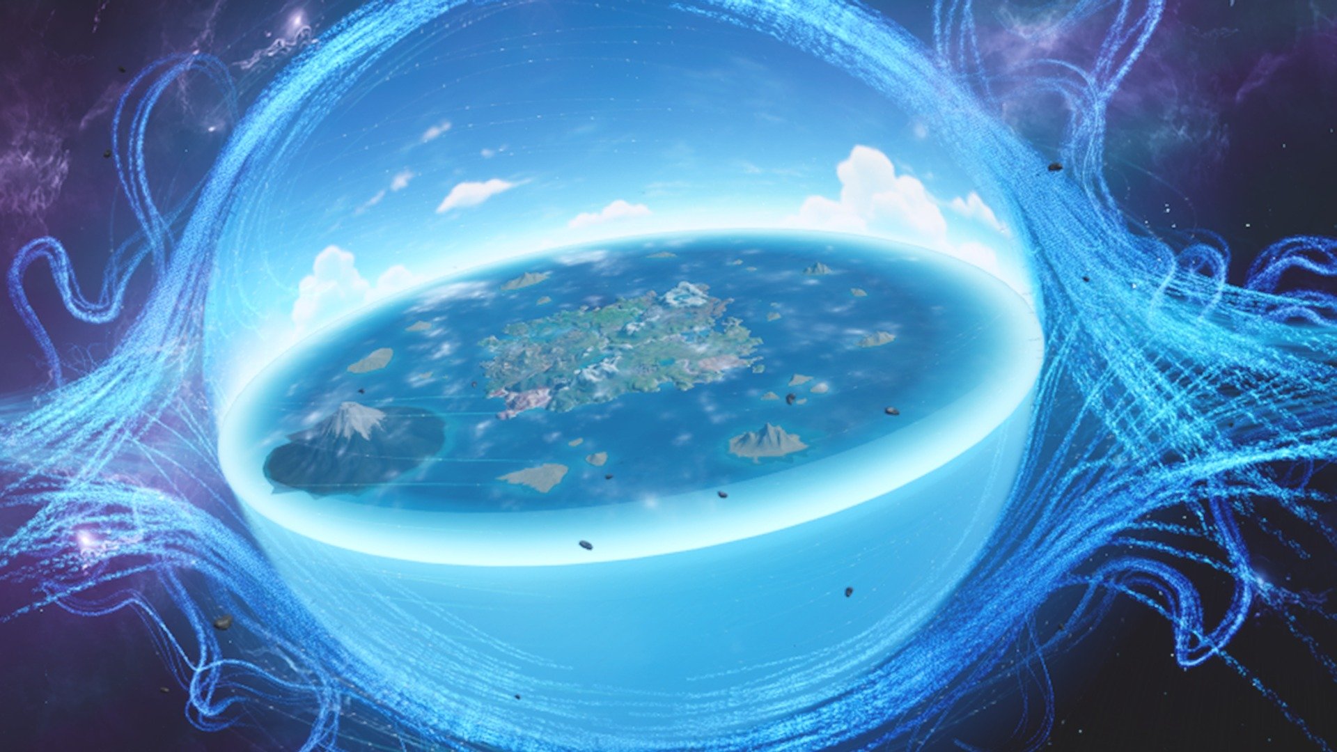 Fortnite - Island Bubble, Flipside - UEFN! — Sketchfab embed 3D viewer
