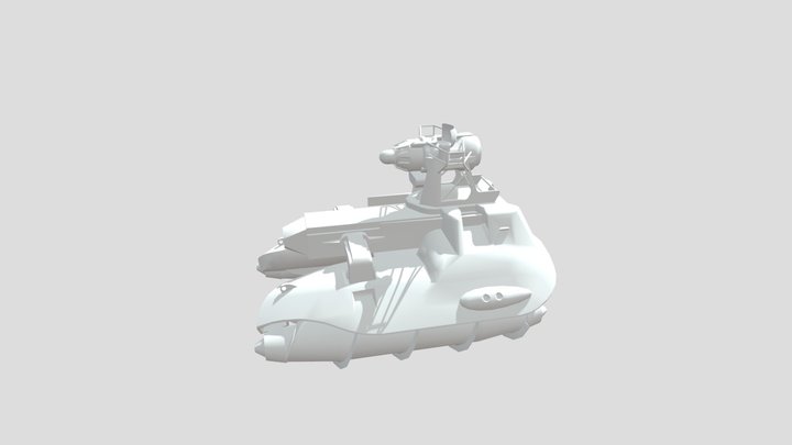 Chinese Chimera tank 3D Model