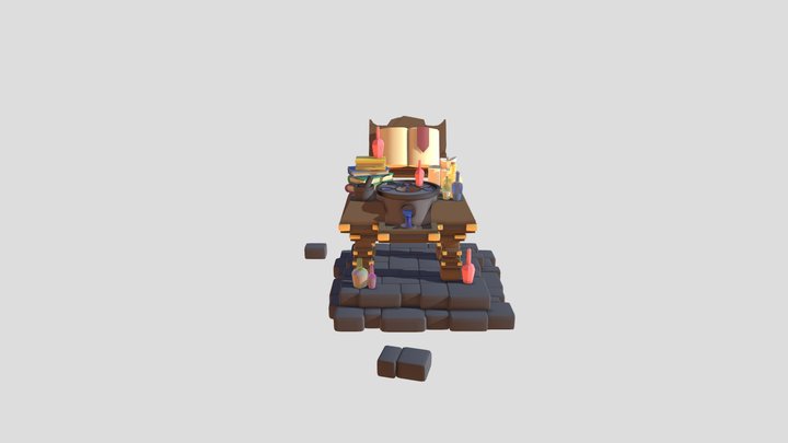 Potions and Wizardry 3D Model