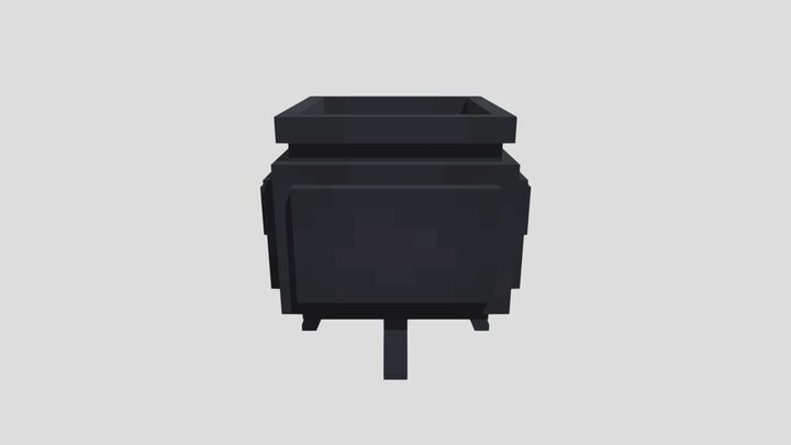Witch Cauldron 3D Model