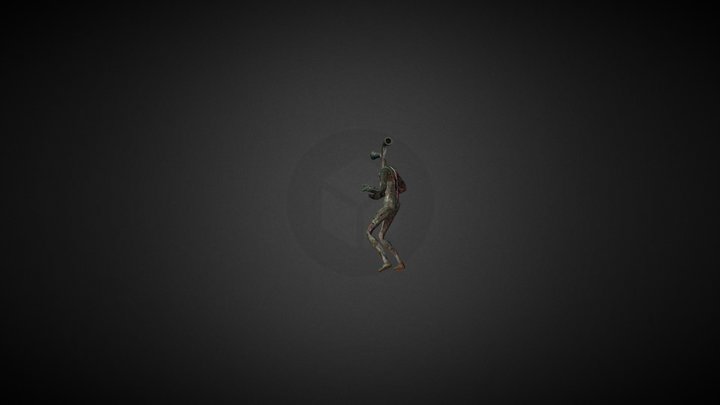 Pipe head Grabbing Stone (For Broke The Camera) 3D Model