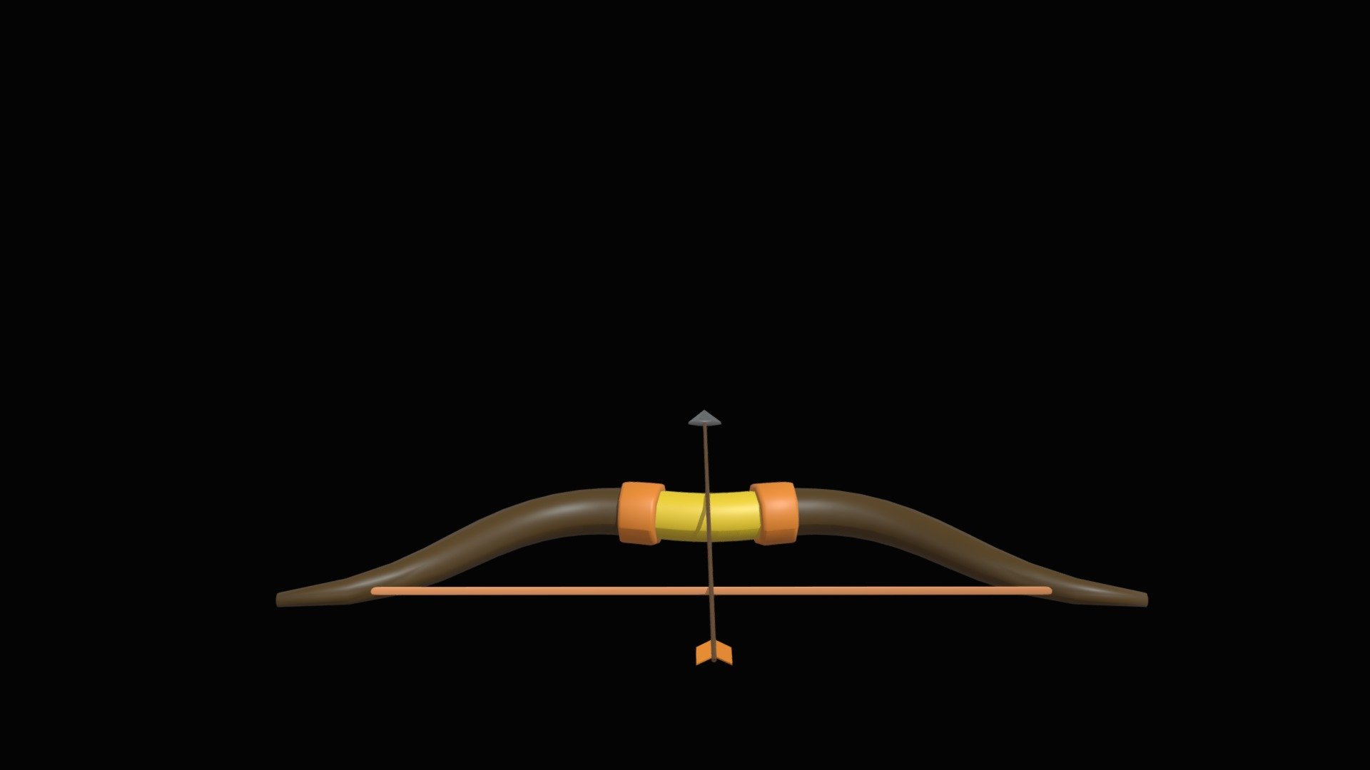 Low Poly Bow And Arrow 3D model by wyderka [6c633fa] Sketchfab