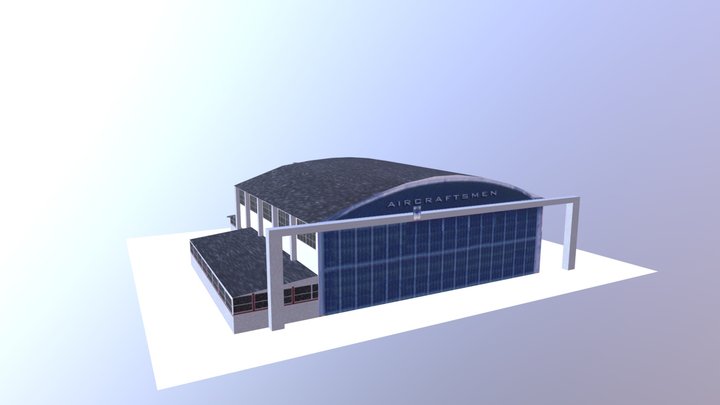 Aircraftsmen Hangar 3D Model