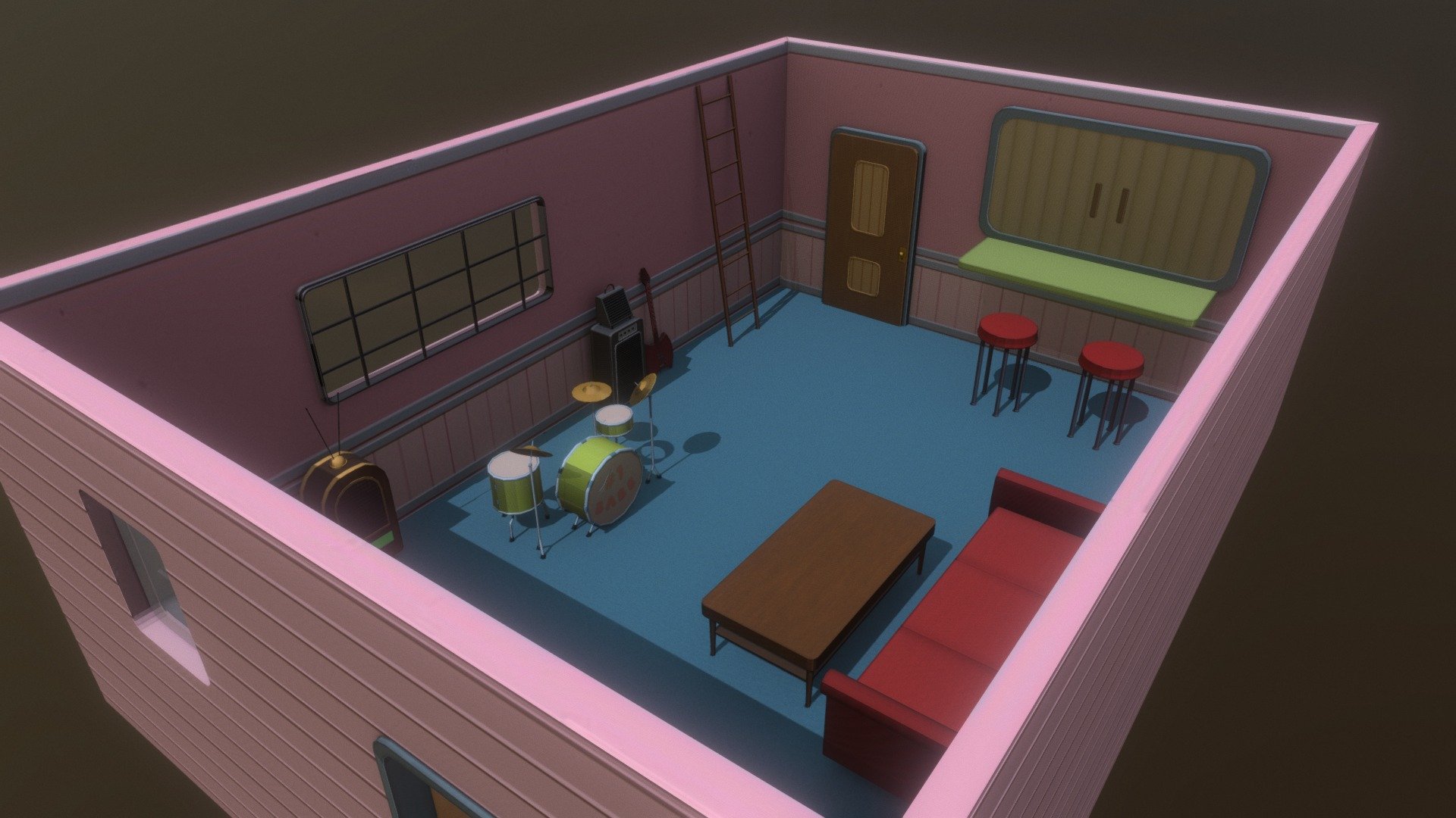 Marceline's house 3D model by beluvinse [6c63fb9] Sketchfab