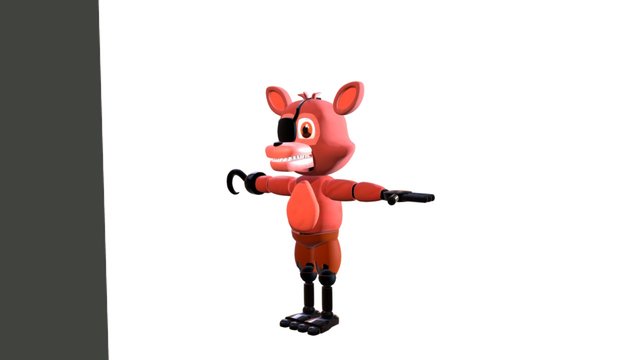 Adventure foxy. 3D Model