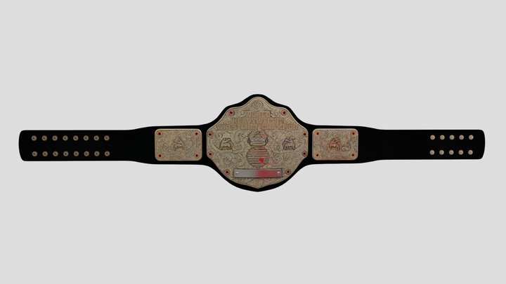 WCW - BIG GOLD BELT – Free 3D Model STL
