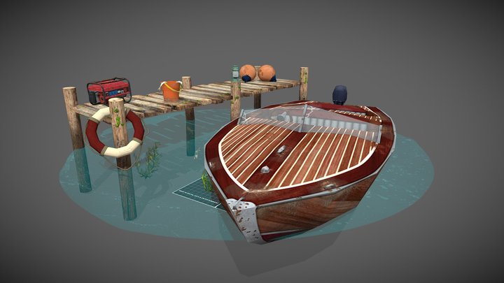 DAE 5 Finished props - By the Ocean 3D Model