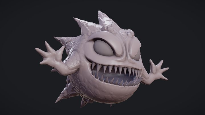Bomb Final Fantasy 3D Model