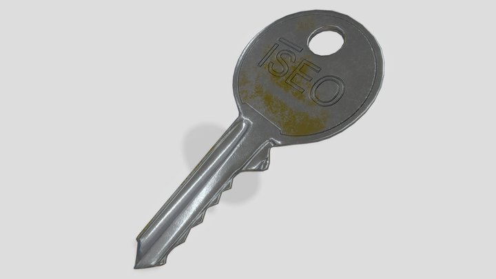 Door Key 3D Model