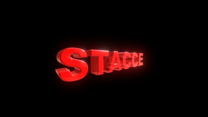 Scritta 3D Model