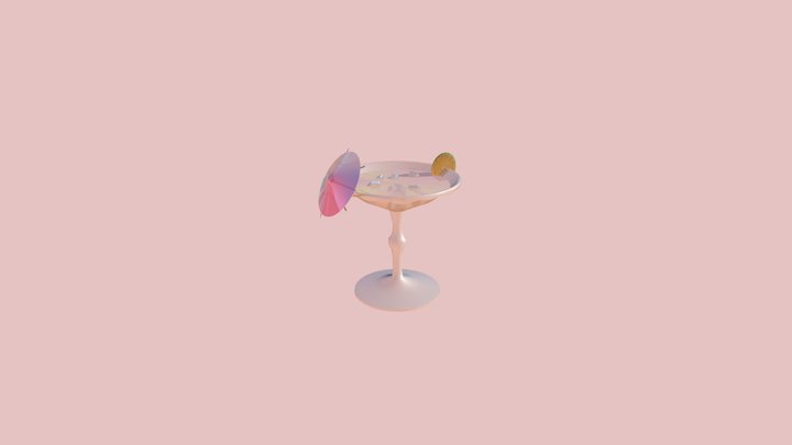 Cocktail 3D Model