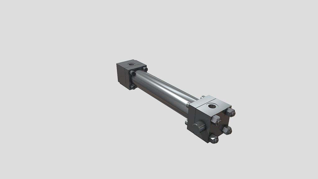 Hydraulic cylinder - mounting type L