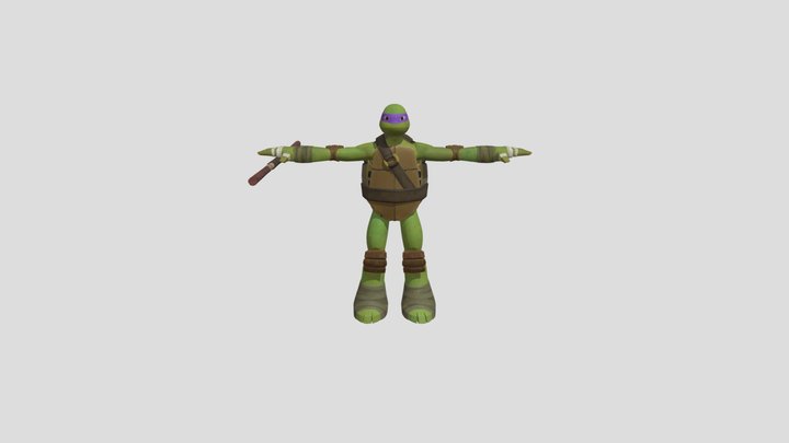 TMNT 2012 - Donatello | Wrath of the Mutants 3D Model