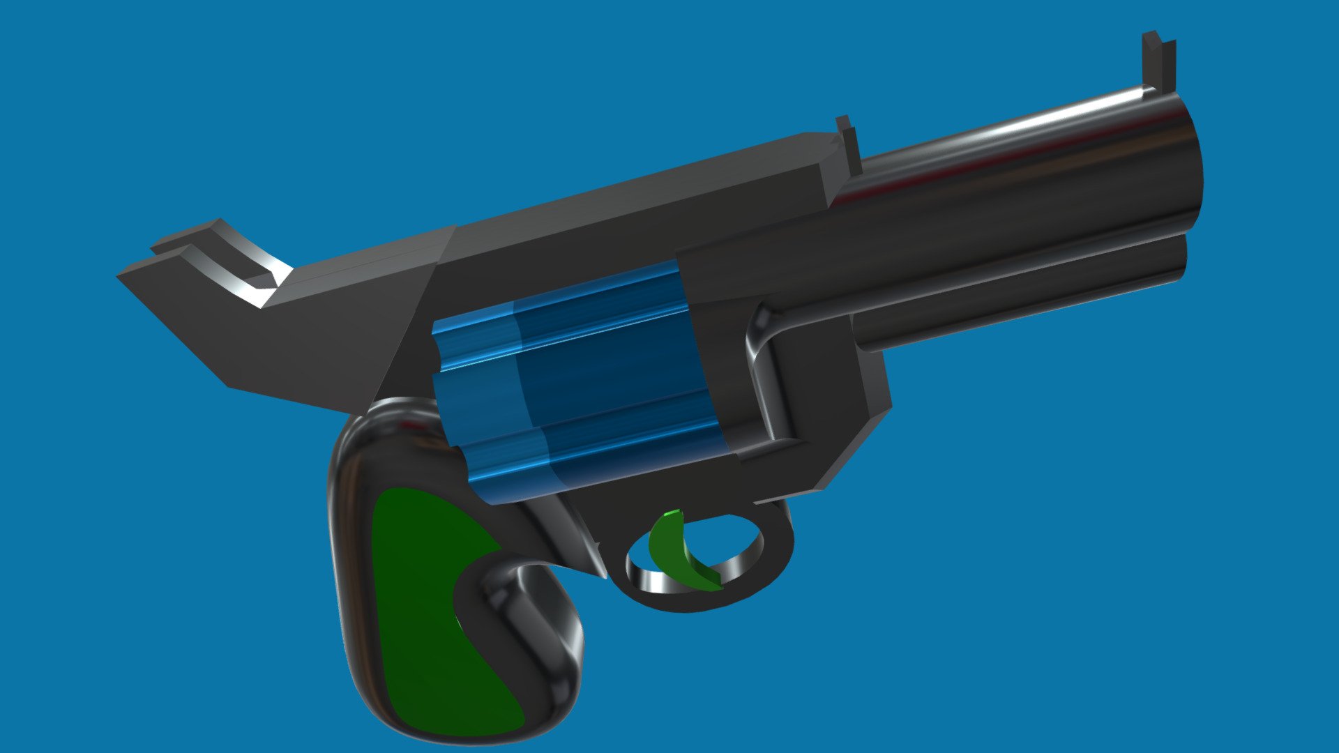 Revolver - 3D model by fasteng [6c6d587] - Sketchfab