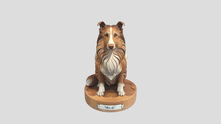 Collie Majesty 3D Model