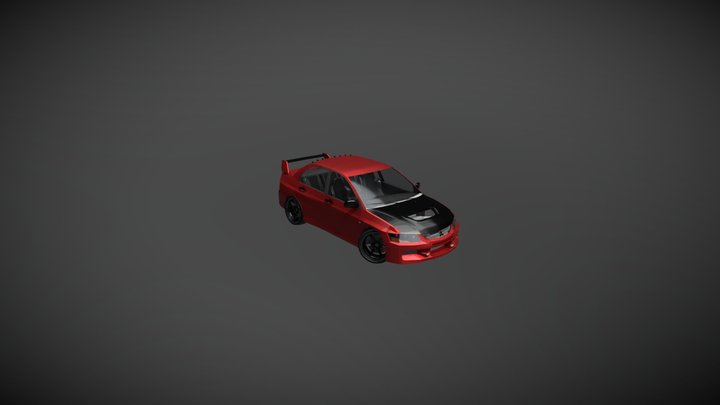 Mitsubishi Lancer Evolution IX 3D Model