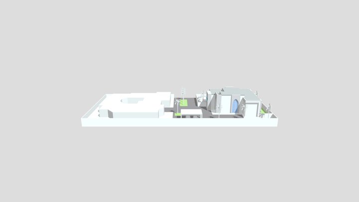Offices Building 3D Model