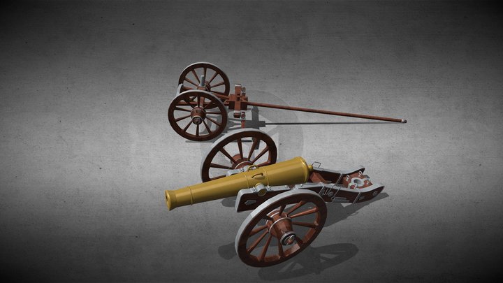 Cannon-GRIBEAUVAL 3D Model