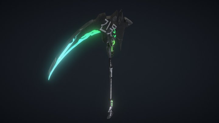 Concept Futuristic Scythe [SCYTHE ESP:1-NAS] 3D Model