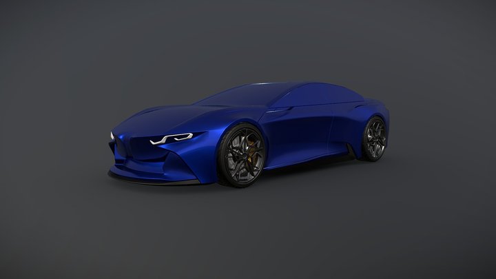 BMW i4 GranCoupé 3D Model