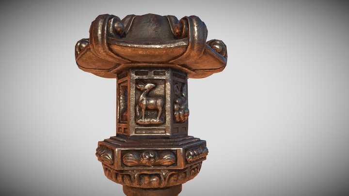 Garden Ornament 3D Model