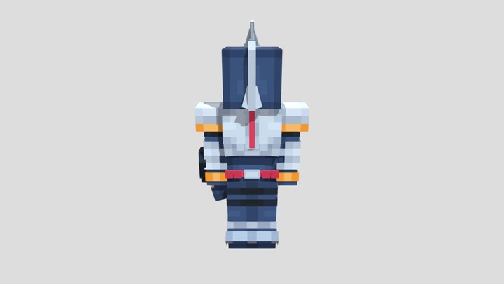 Kamen Rider Blade (Ace W Absorber) 3D Model