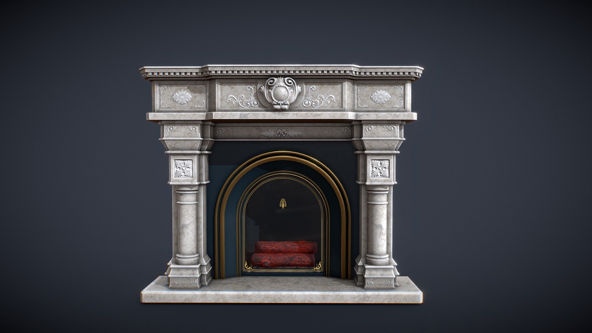 Fireplace_Victorian - Buy Royalty Free 3D model by Elkandar [6c71455 ...