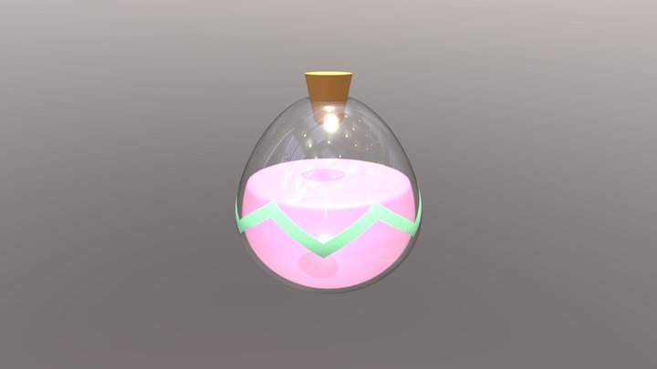 Smooth Love Potion - Axie Infinity 3D Model